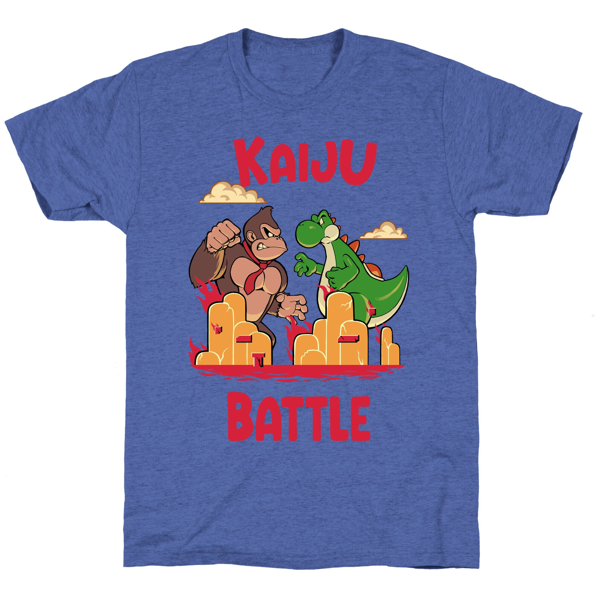 Kaiju Battle Unisex Triblend Tee